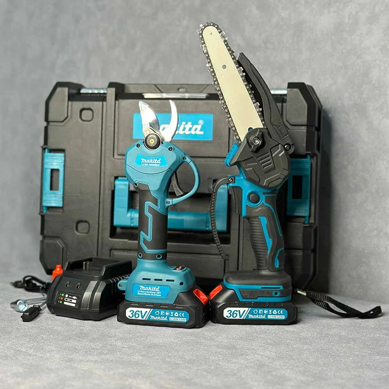 قیچی و اره شارژی ماکیتا با تیغه اضافه مدل 36V  ویدئو تست پائین صفحه