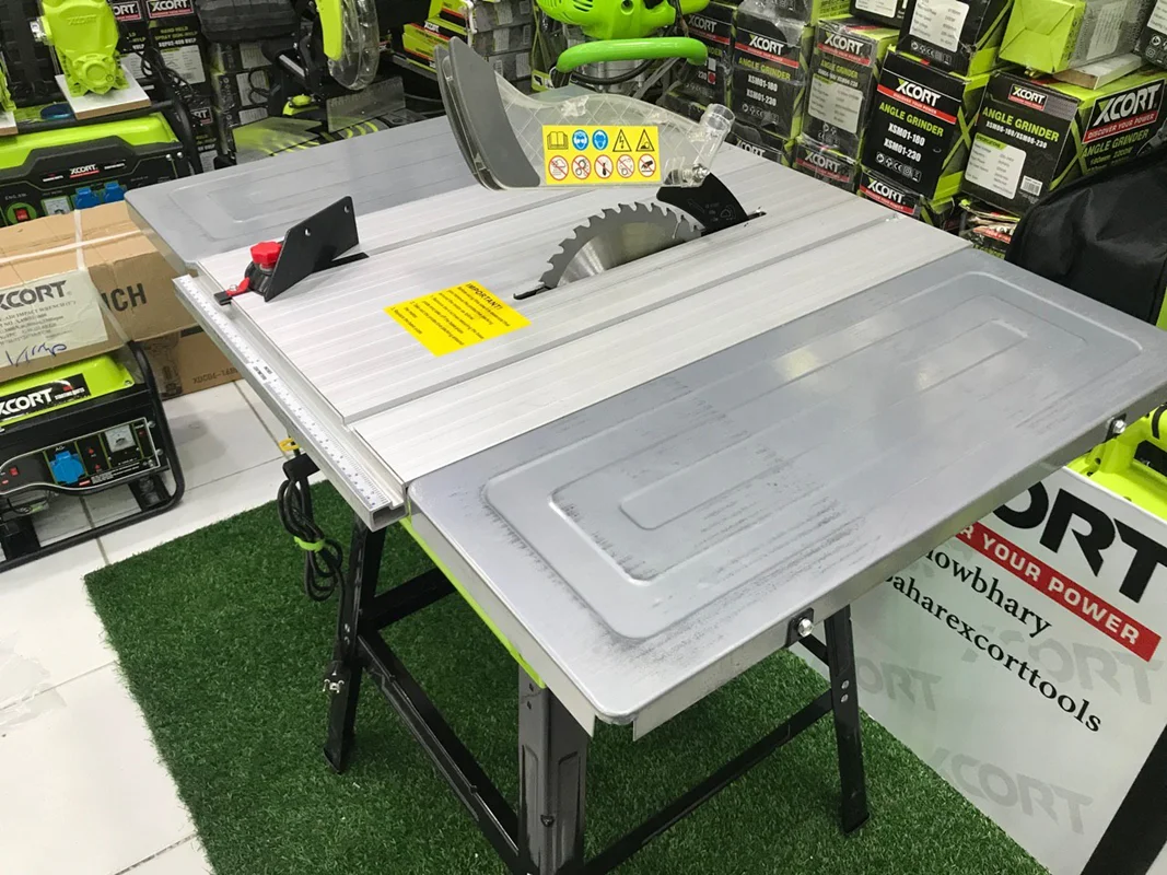 اره میزی با قابلیت زاویه زنی 1800 وات صفحه 254 میل PERSCOTT مدل  +5125401 اصلی ،ویدئو تست پائین صفحه